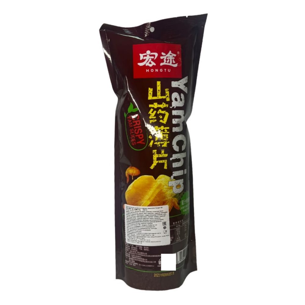 Чипсы из батата YamChip Hongtu вкус жареных крылышек 90 г 4 шт