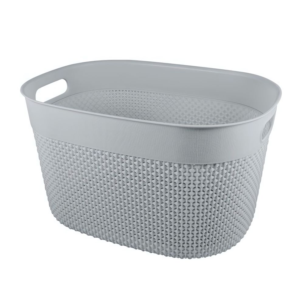 Корзина для хранения OSLO 18л серый шторм