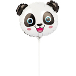 Шар Фольгированный Голова Панды (Белый)