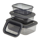 Набор ёмкостей для продуктов РЕСПЕКТ (0,4л+0,7л+1,2л) графитовый М1264
