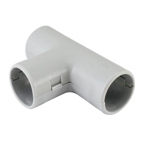 Тройник для гофротрубы ПВХ д16мм