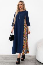 Платье Кэтрин (синий) Р11-2014 Nikol (Акция)