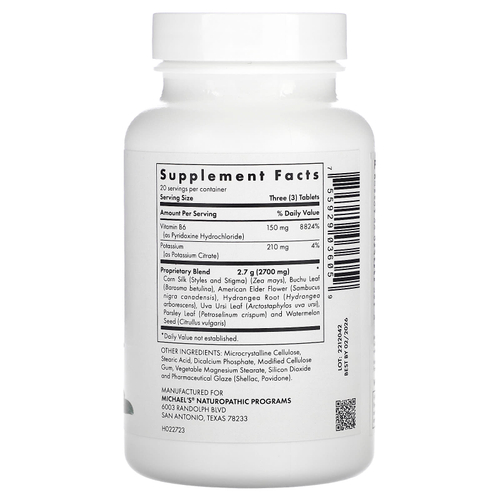 Michael's Health, Water Balance Factors, 60 вегетарианских таблеток