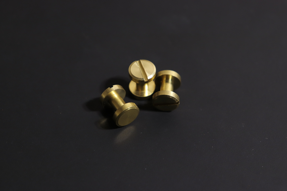 Винт ременной латунь Screws-Flat (10 шт)