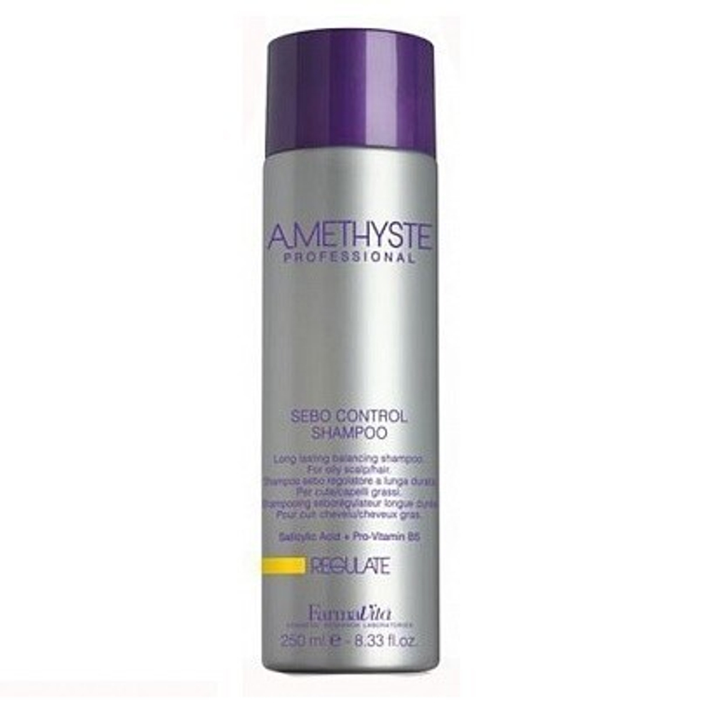 Шампунь для жирной кожи головы REGULATE 250мл AMETHYSTE farmavita