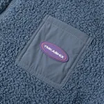 Куртка Ymkashix двухсторонняя пыльно-синяя