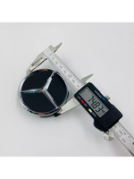 Колпачки на литые диски с эмблемой Mercedes 75 мм 4 шт