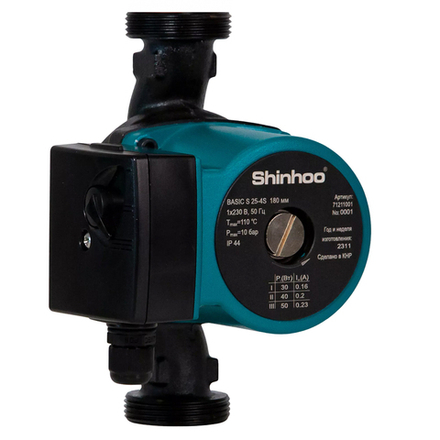 Циркуляционный насос Shinhoo BASIC S 25-6S 180 1x230V