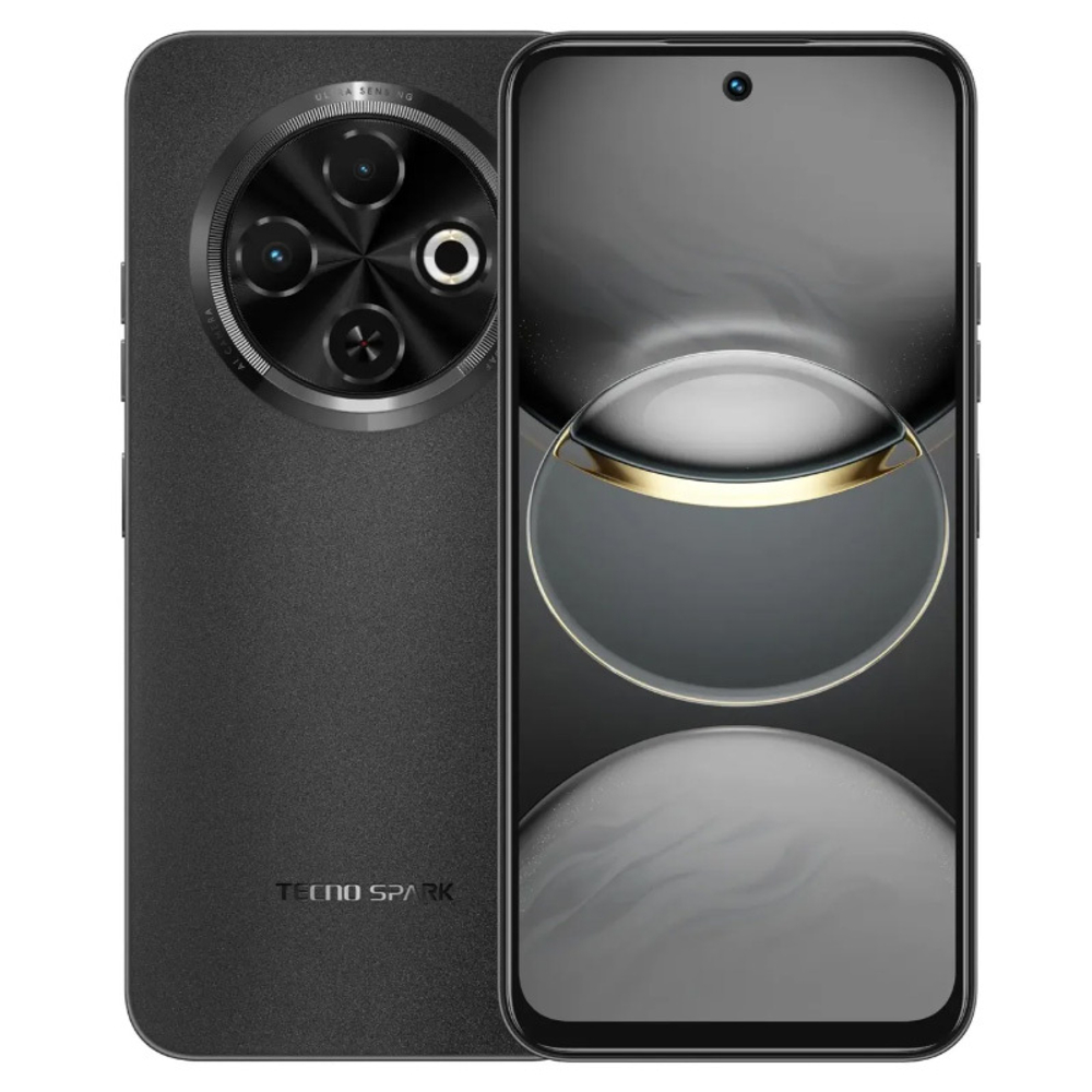 Смартфон Tecno Spark 30c 6/128 ГБ, чёрный