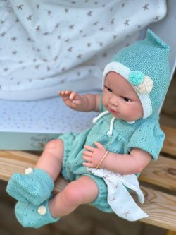 Кукла Реборн Nines 37см Baby виниловая (N0231)