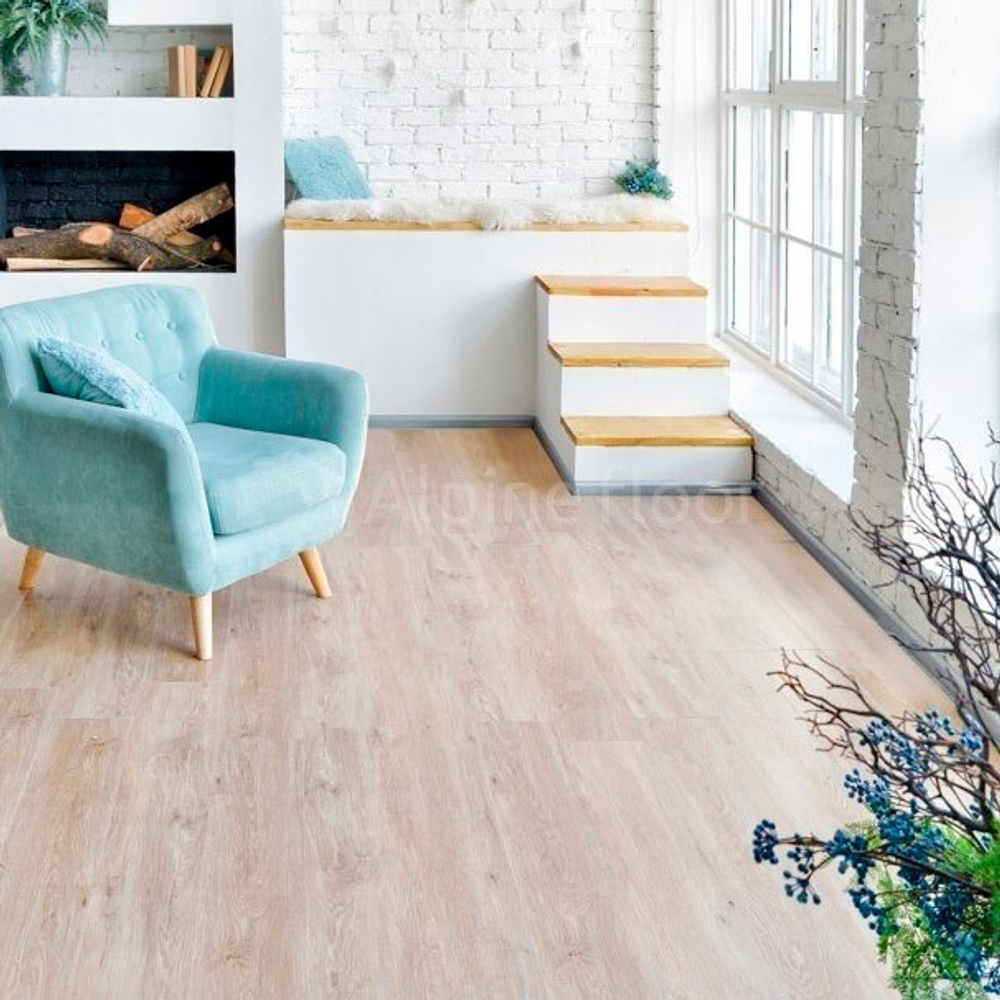 Кварцвиниловая плитка Alpine Floor Easy Line ECO 3-23 Дуб кремовый