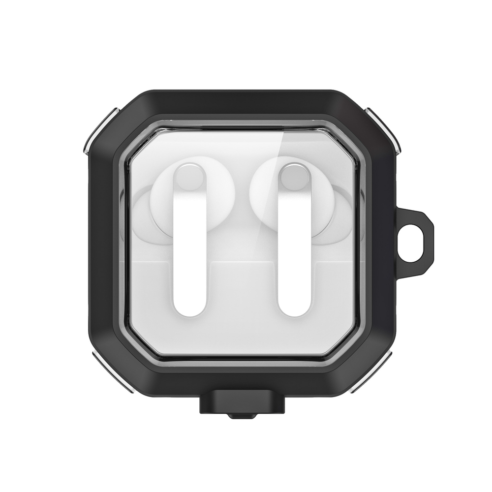 Чехол с черными рамками из TPU и PC для наушников Samsung Buds4 и Buds 4 Pro, серия SECD Series Case от Dux Ducis