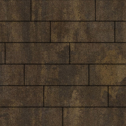 Тротуарная плитка ПРЯМОУГОЛЬНИК 750х250 мм - Листопад гранит Мокко