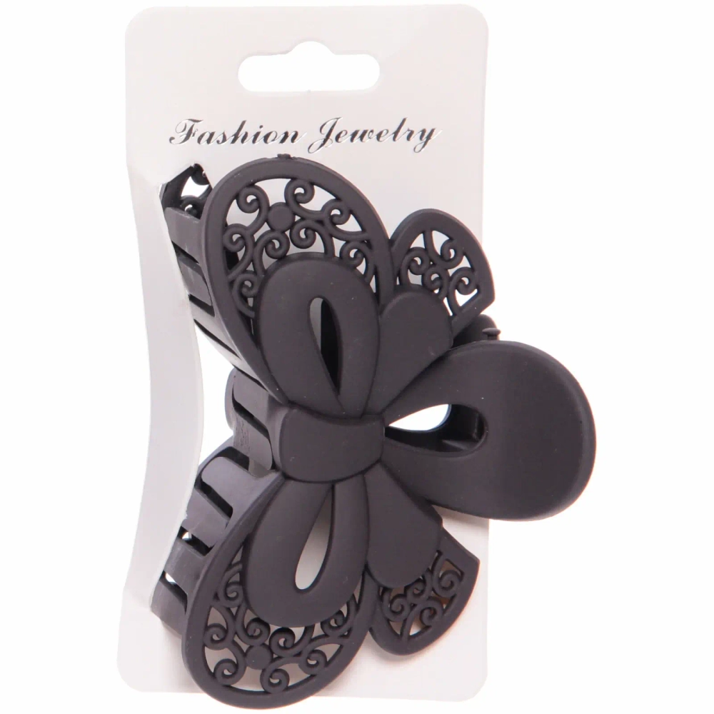 Заколка-краб для волос на блистере «Diana Collection - Teana», микс 6 цветов, 8см