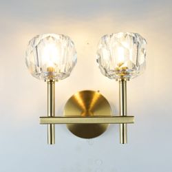 Бра Boule De Cristal Double Sconce Brass By Imperiumloft