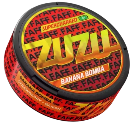 ZUZU BY FAFF BANANA BOMBA (150 МГ) - БАНАН, КЛУБНИКА