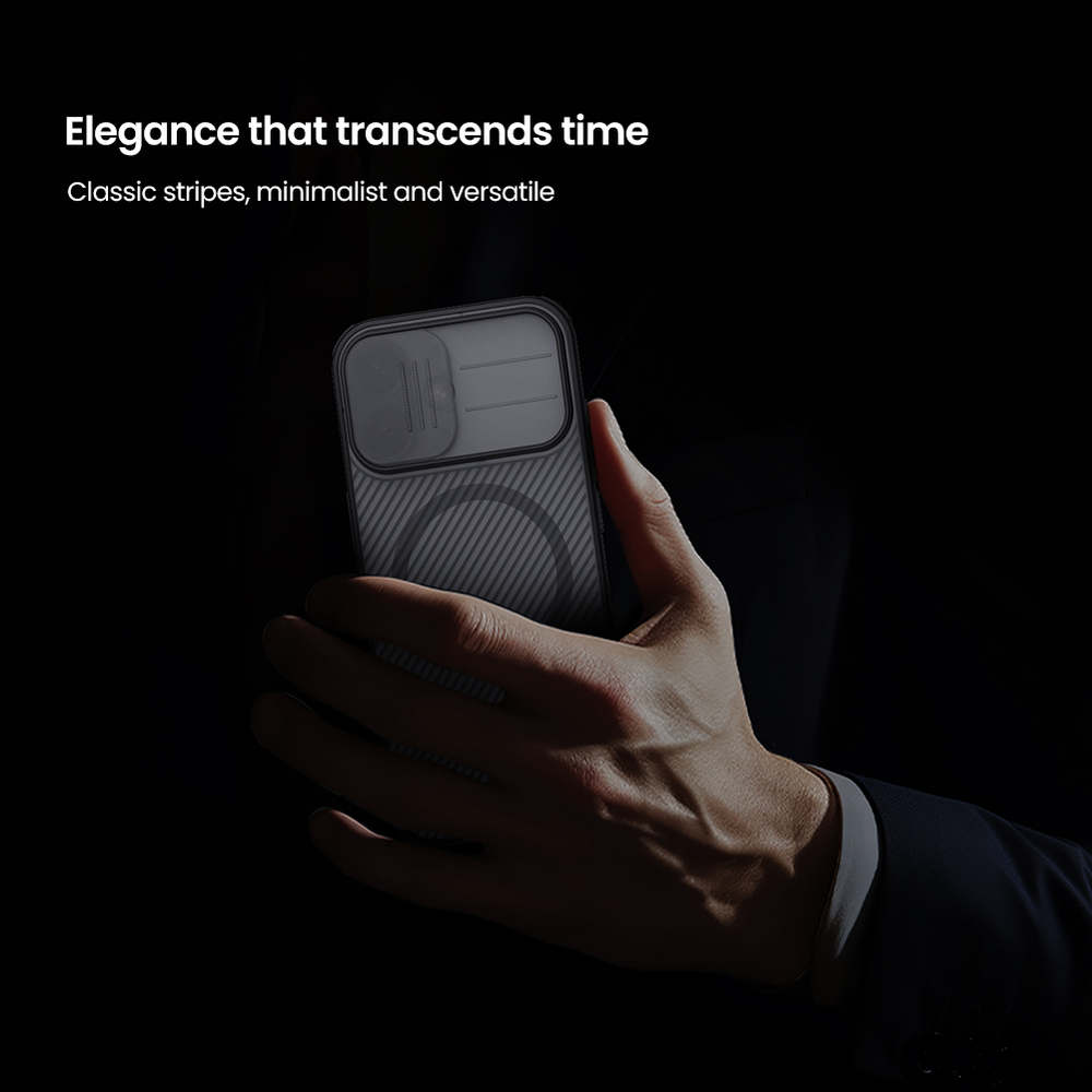 Чехол прозрачный тонированный c MagSafe на iPhone 17, серия CamShield Pro Magnetic от Nillkin