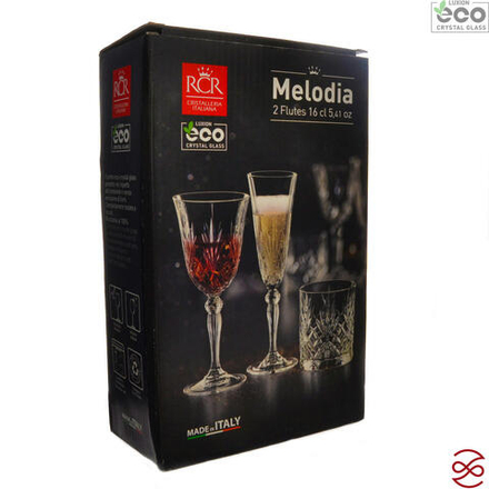 Набор бокалов для шампанского RCR Melodia 160 мл (2 шт)