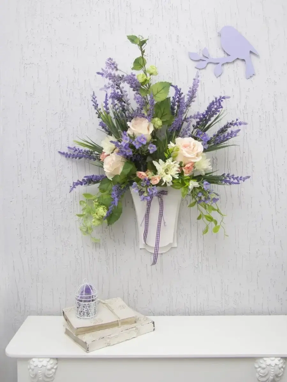 Искусственные цветы для декора в кашпо