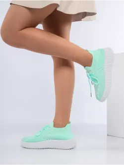 Слипоны на высокой подошве мокасины летние текстильные