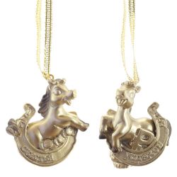 GAEM Фигурка декоративная подвесная "Лошадка", L4 W2 H5,5 см, 2в.