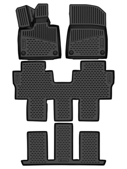 Коврики в салон для VOYAH Dream Phev 2023 - 4шт. (полиуретан) ELEMENT3DAN0590210K