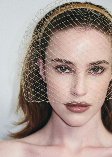 Вуаль классическая капучино