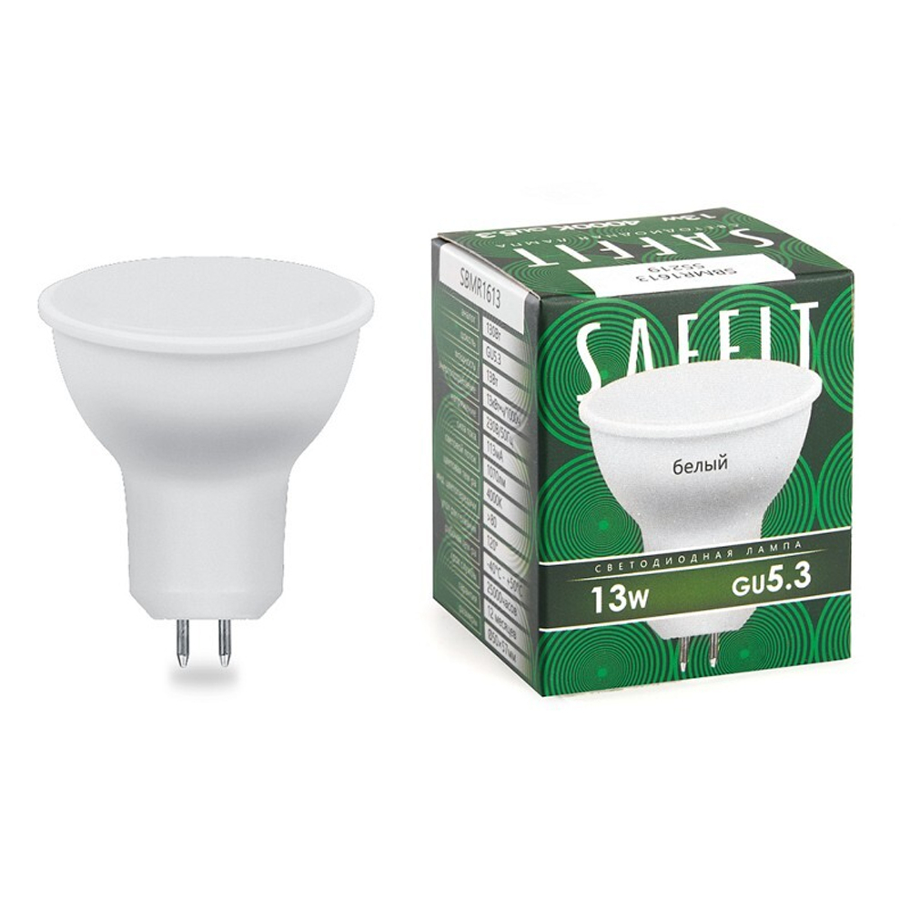 Лампа светодиодная. 13W 230V GU5.3 4000K MR16. SBMR1613