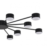 8344/12C COMFI LN26 251 черный, металл Люстра GX53 LED 12*7W 220V TORINA