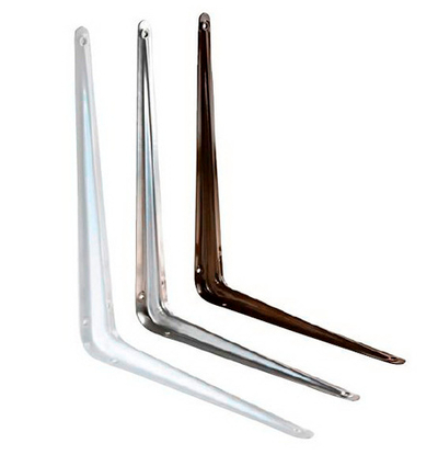 Полкодержатель MOD1 300*250 SILVER (30кг) (623-219)