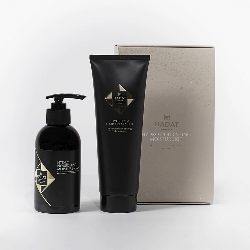 Увлажняющий набор HYDRO NOURISHING MOISTURE Hadat, шампунь 250 мл + маска 250 мл