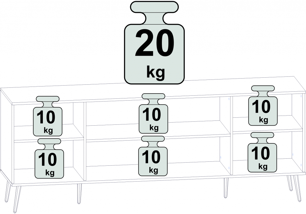 ТВ-тумба Woodville Арден кашемир