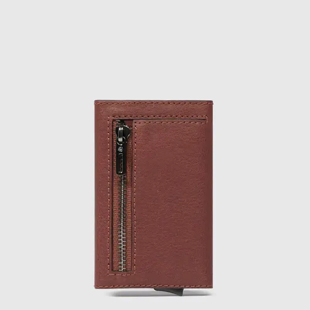 Чехол для кредитных карт Piquadro Black Square/Tabacco