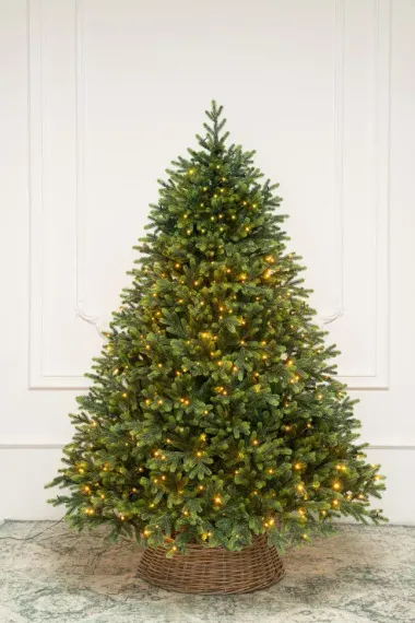 Искусственная елка Венецианская 150 см., 232 мульти/теплых белых Led ламп (2в1), Литая хвоя+ПВХ, ЕлкиТорг (175150)