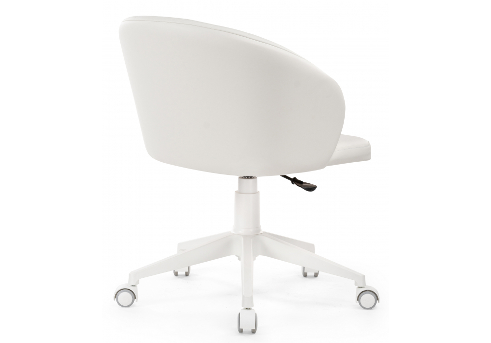 Офисное кресло Woodville Пард экокожа белый