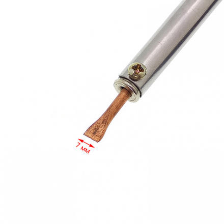 Паяльник 40Вт деревянная ручка широкое жало Помощник PM-INP11