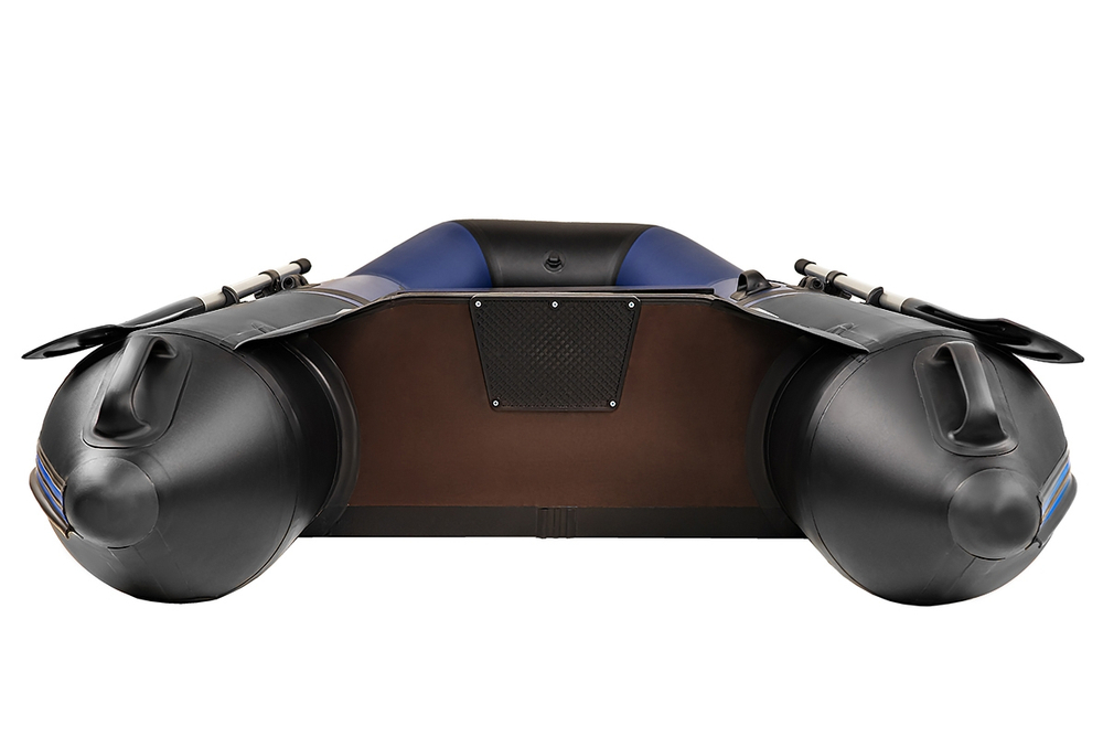 Броня-280 СК слань+киль синий-черный (лодка ПВХ под мотор с усилением)