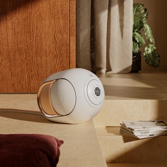 Devialet Phantom I 108 dB Gold + Devialet Treepod Matte White
