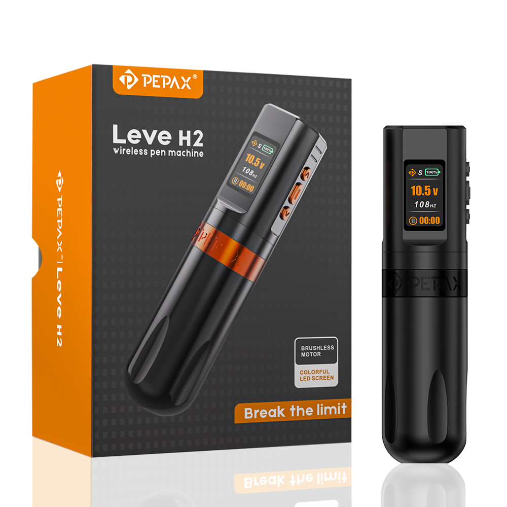 Тату машинка Pepax Leve H2 Black - 3,5mm stroke