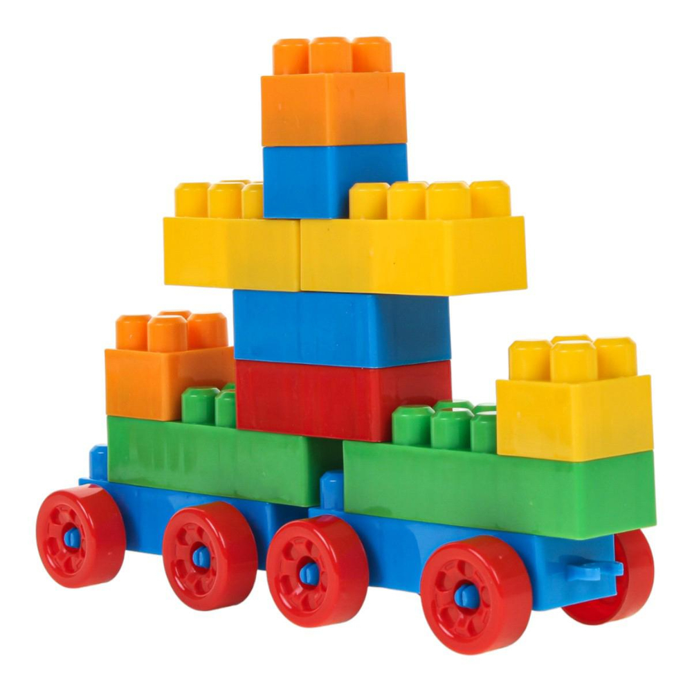 Конструктор блочный 130 элементов, контейнер 5544