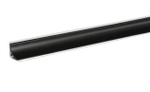 Плинтус для столешниц LB15 Черный матовый 3.0m 20-15-0-6051 KORNER