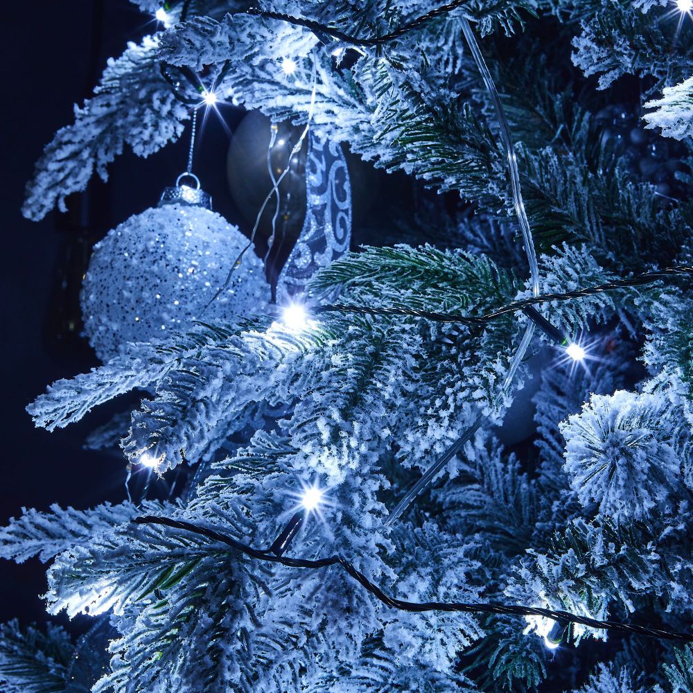 ULD-S0500-050-DGA WHITE IP20 Гирлянда светодиодная. 5м. 50 светодиодов. Белый свет. Провод зеленый. ТМ Uniel