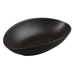 Салатник 700 мл 25*16 см h6,4 см Wave Up Smooth Black Raw Stellar P.L. Proff Cuisine [1]