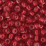 Японский бисер TOHO Round 6/0 (№25C), с внутренним серебрением, прозрачный