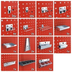Верстак металический (H2020xW3720xD530 mm) RockForce RF-01Y0205