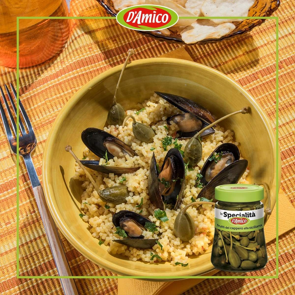 Каперсы по-сицилийски Damico Sicilian style 290 гр Италия