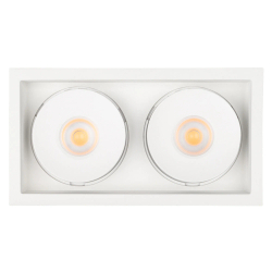 Светильник CL-SIMPLE-S148x80-2x9W Day4000 (WH, 45 deg) (Arlight, IP20 Металл, 3 года) 028150
