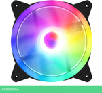 Вентилятор для корпуса GMNG GG-CF120ARGB2-PWMBK ARGB черный
