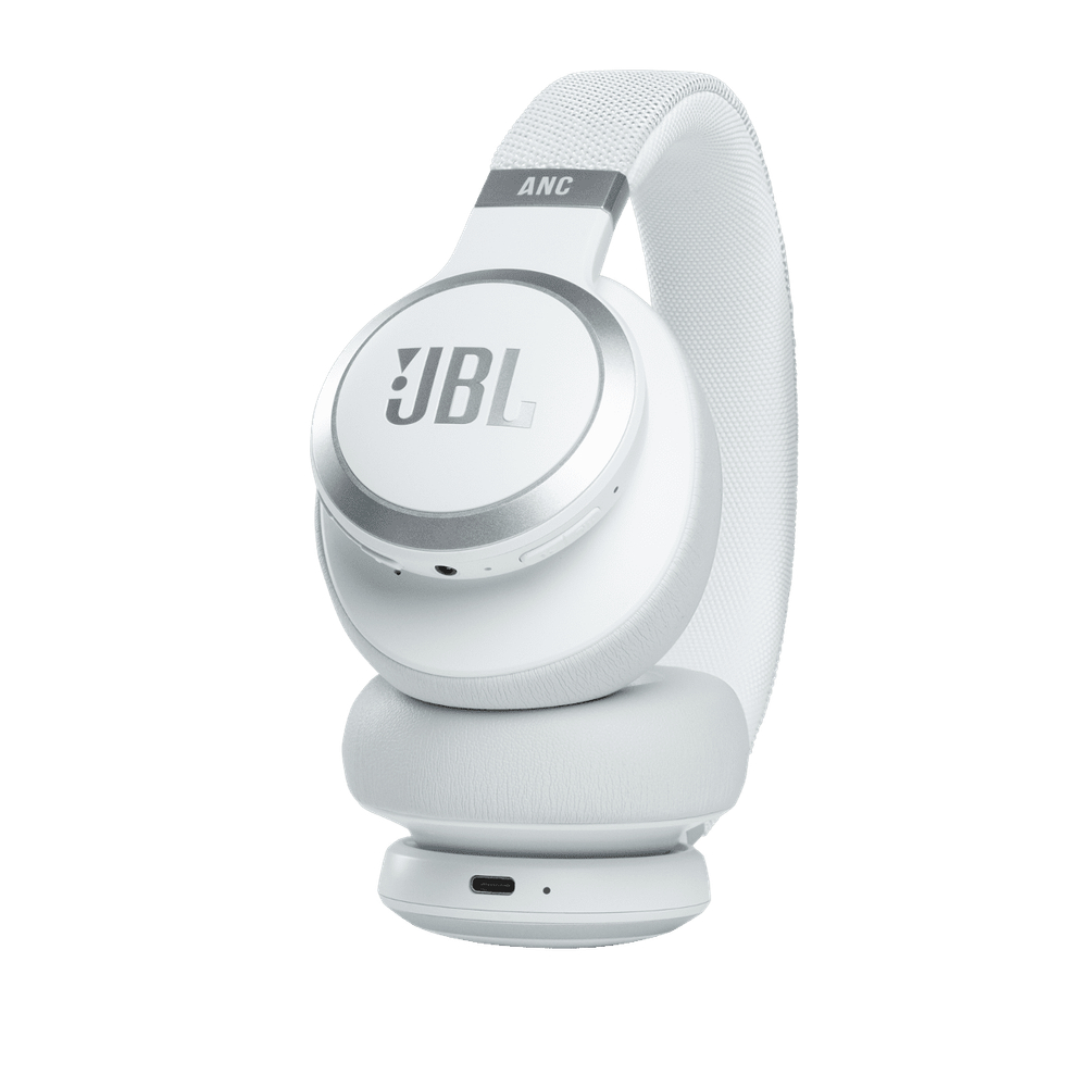 Беспроводные наушники JBL Live 660NC White с шумоподавлением