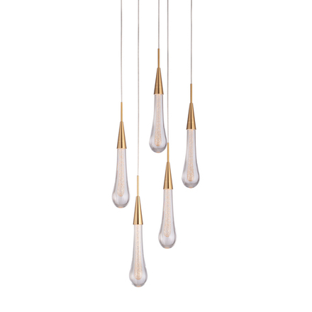 Подвесной светильник Pour 5A br.brass